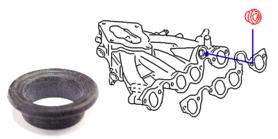 Dichtring inlaatspruitstuk 8V