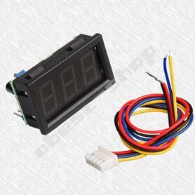 Digitale voltmeter blauwe leds Digitale voltmeter blauwe leds