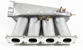 High Flow inlaatspruitstuk 20V T zilver draaibaar High Flow inlaatspruitstuk 20V T zilver draaibaar