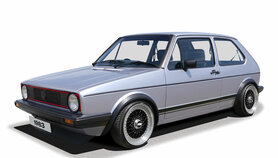 Set spatbordverbreders voor en achter Golf 1 GTI Set spatbordverbreders voor en achter Golf 1 GTI