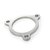 Downpipe flens rvs 1.8 20V Turbo K03/K04  3 gaats