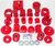 Complete set polyurethaan motor- en onderstelrubbers Golf 1
