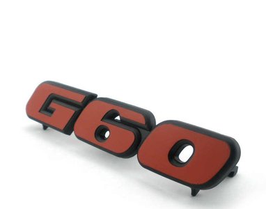 G60 grille embleem Golf 2/ Corrado