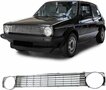 Embleemloze grille Golf 1 chroom