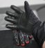 Tschul heren motorhandschoenen rood/zwart maat L._