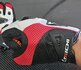 RS Taichi T 391 motorhandschoenen rood/wit suede/ leer maat  XL_