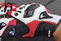RS Taichi T 391 motorhandschoenen rood/wit suede/ leer maat  XL_