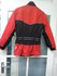 Heren motorjas zwart/ rood Zed maat S_